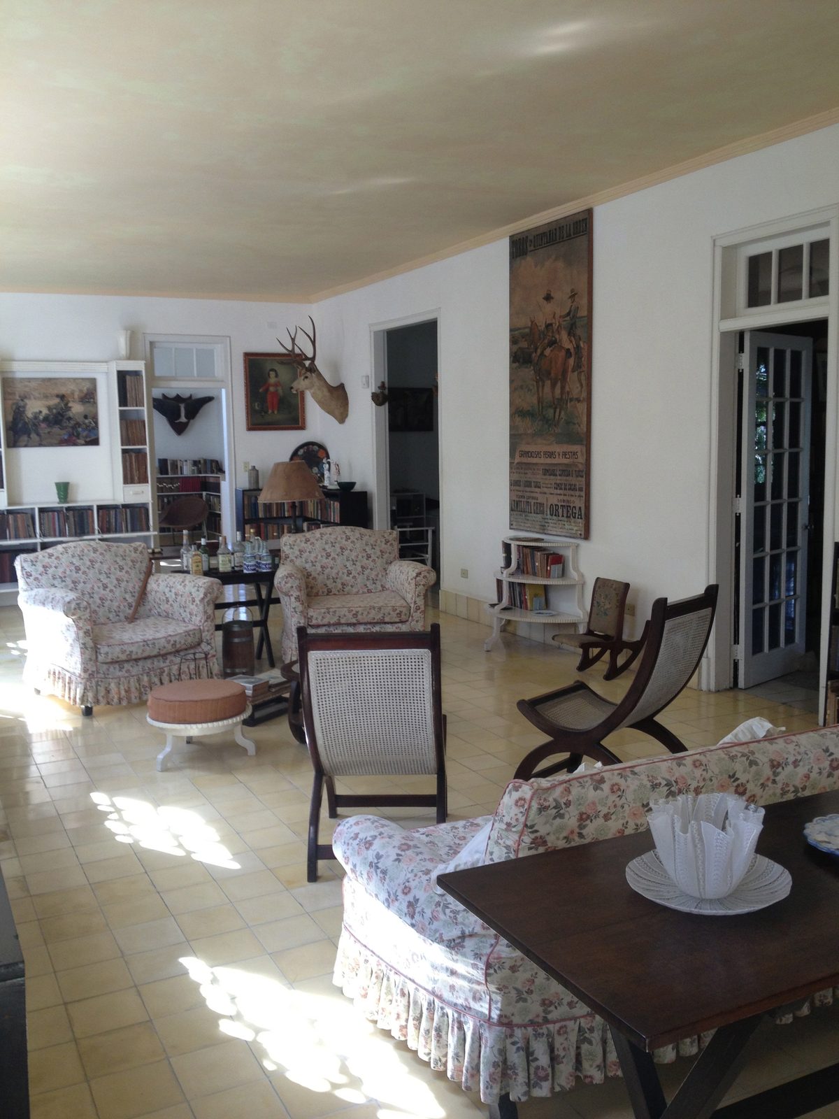 Hemingway's living room